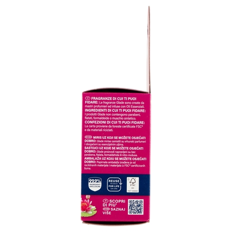 Glade® Liq. Elettrico Base con Ricarica, Profumatore per ambienti, Fragranza Relaxing Zen 20ml